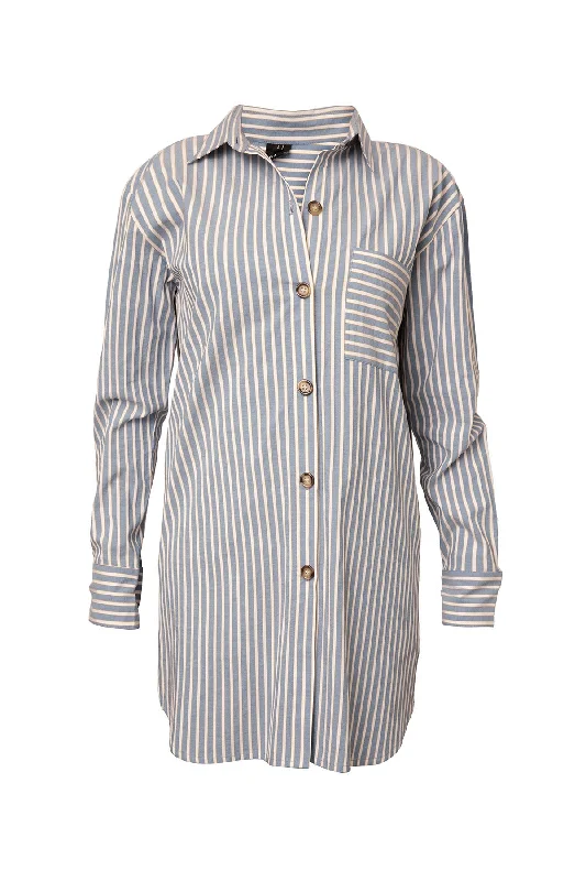 Hamptons Shirt Dress | Blue Blue Shirt Dress