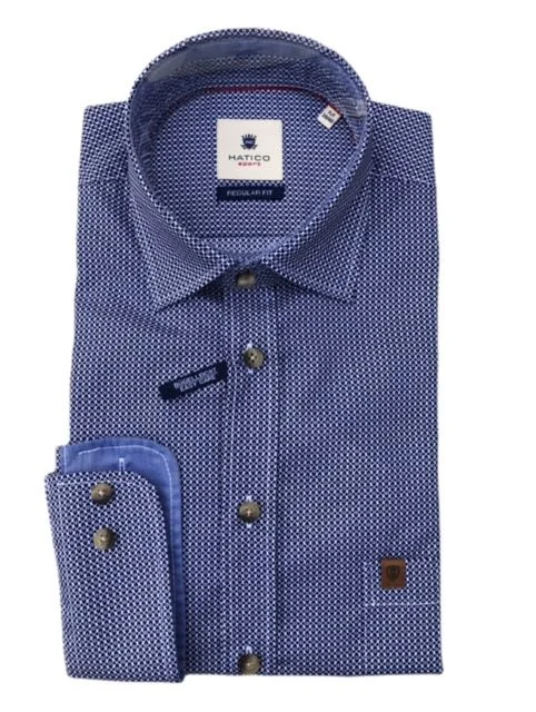 HATICO PRINT SHIRT 31101/178