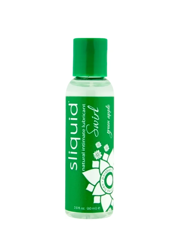 Sliquid Naturals Swirl Green Apple Flavoured Lubricant