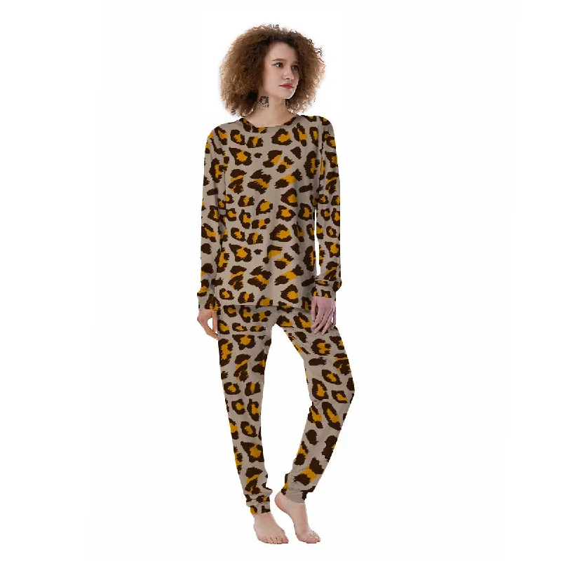 Cheetah Print Women's Pajamas Cozy pajama sets