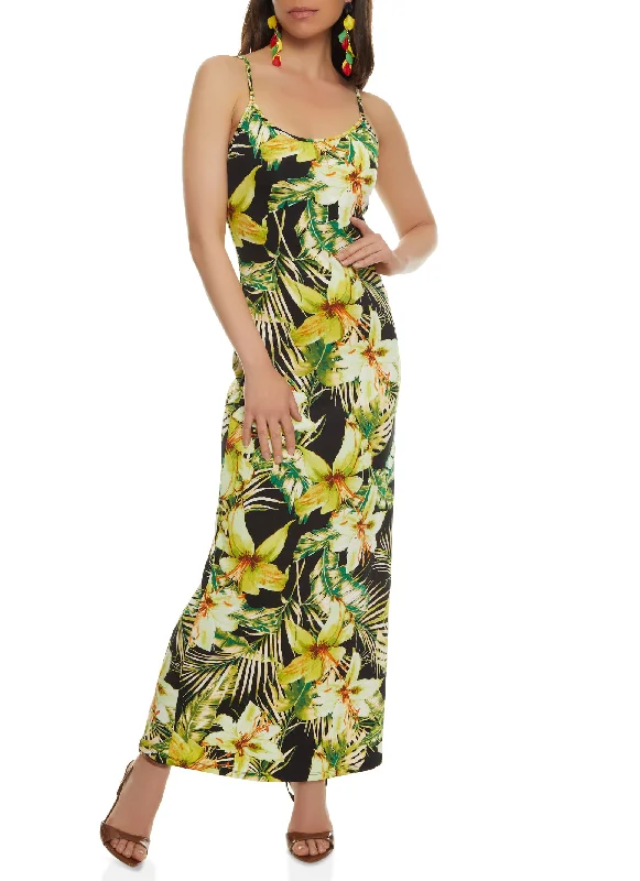 Haute Monde Floral Print Cami Maxi Dress Best maxi dresses for formal events
