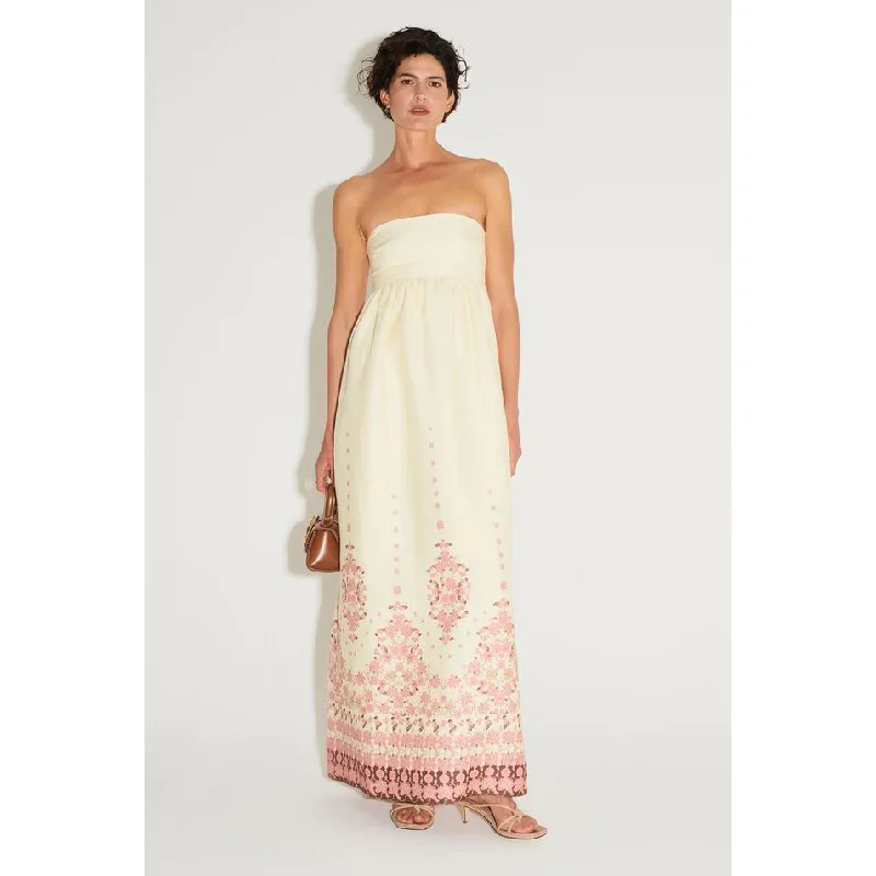 Hansen & Gretel Akacia Maxi Dress - Cream Empress Bodycon maxi dresses