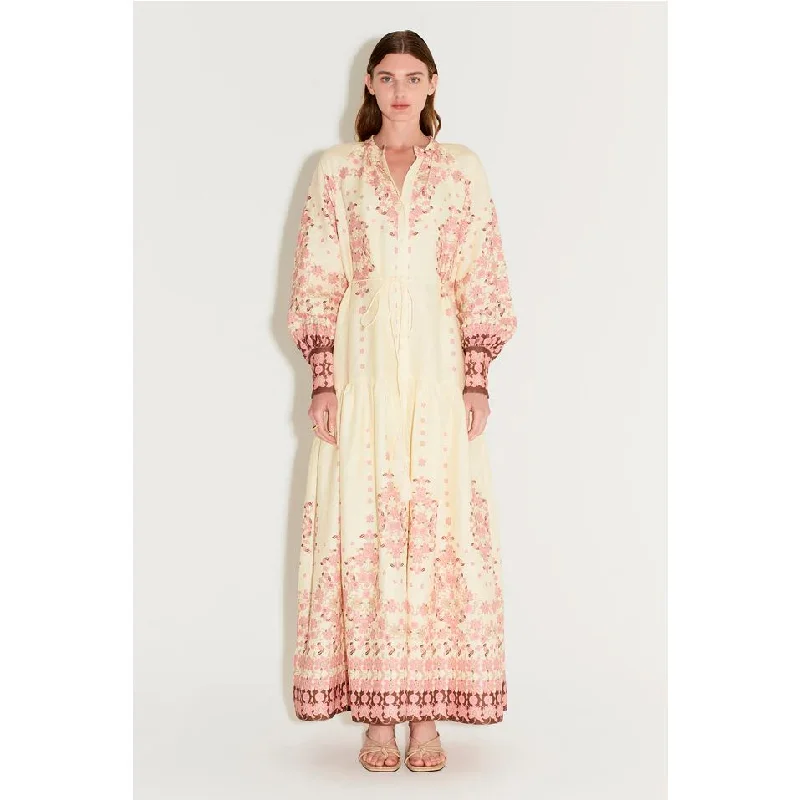 Hansen & Gretel Queenie Maxi Dress - Cream Empress Urban Outfitters maxi dresses