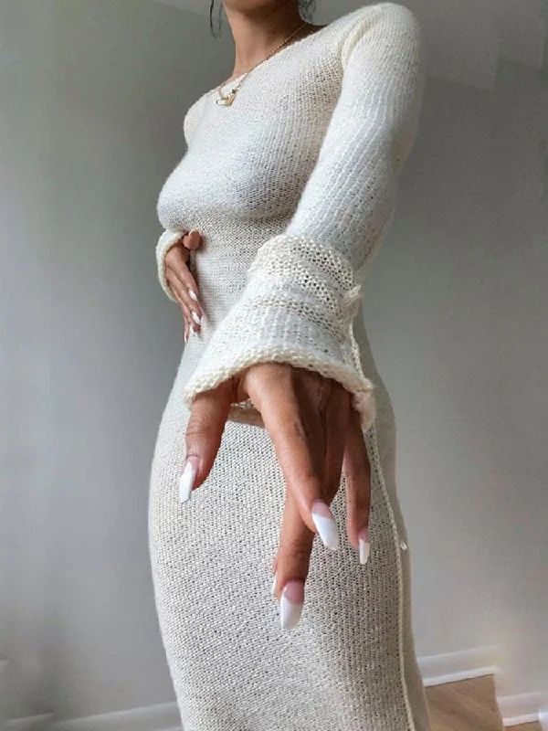 Amy Fashion - New Knitted Bodycon Fairy Grunge Casual Fashion Maxi Dress New Year's Eve maxi dresses Amy Fashion - New Knitted Bodycon Fairy Grunge Casual Fashion Maxi Dress New Year's Eve maxi dresses