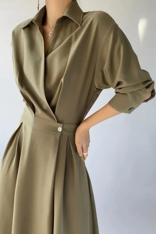 Amy Fashion - Elegant Casual A-Line Long Sleeve Slim Waist Black Vestidos Dress Smocked maxi dresses Amy Fashion - Elegant Casual A-Line Long Sleeve Slim Waist Black Vestidos Dress Smocked maxi dresses