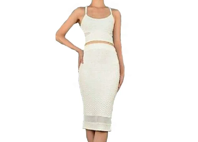 Sara 2 Piece Midi Set Chiffon midi dresses