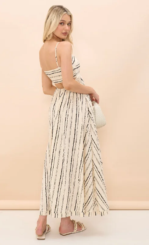 Carbon Print Maxi Dress Floral A-line Skirt