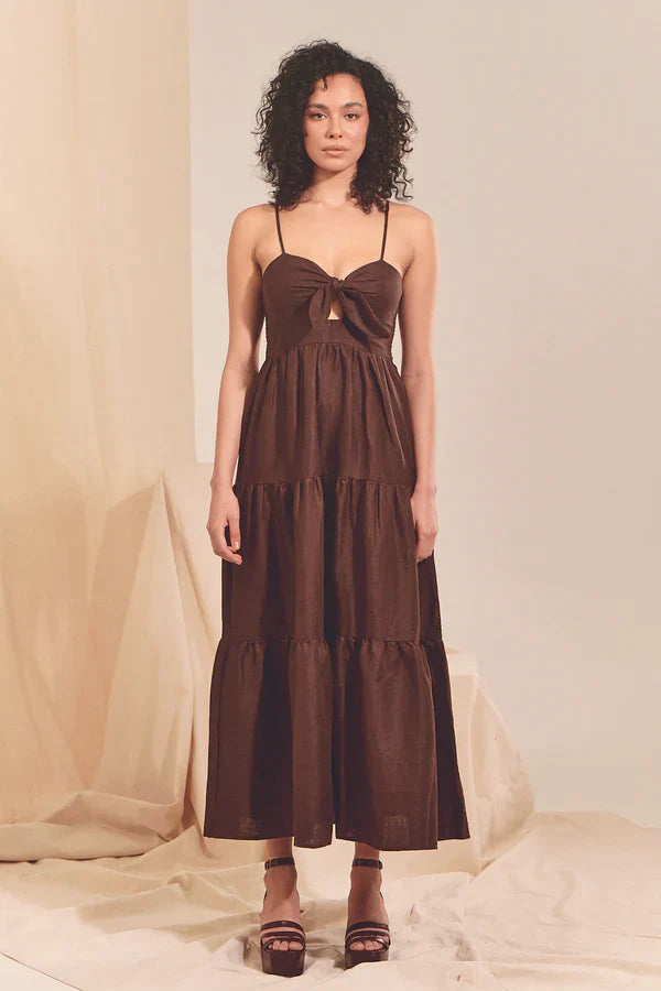 Jaase - Bambi Maxi, Chocolate Front Pocket Maxi