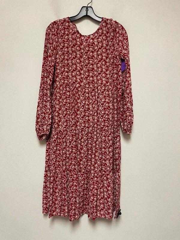 Dress Casual Midi By Loft  Size: Xxs Satin Midi Skirt