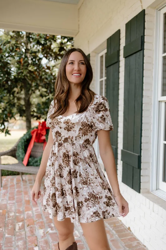 Hemming Velvet Dress - Cream Festival unclassified dresses