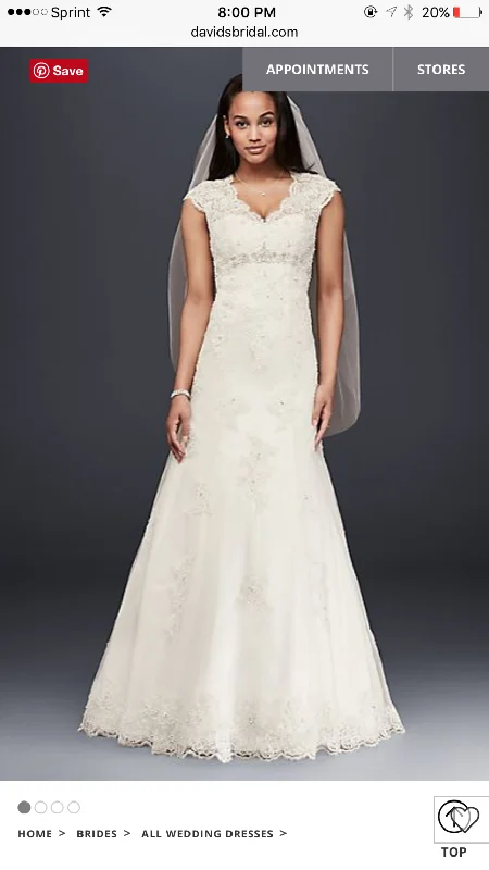 David's Bridal 10020474 Knitted unclassified dresses