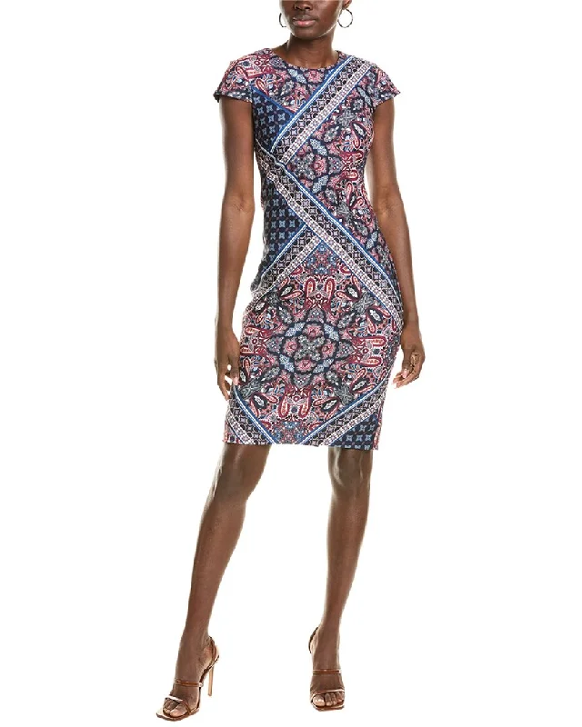 Vince Camuto Scuba Crepe Midi Dress Midi Skirt Look